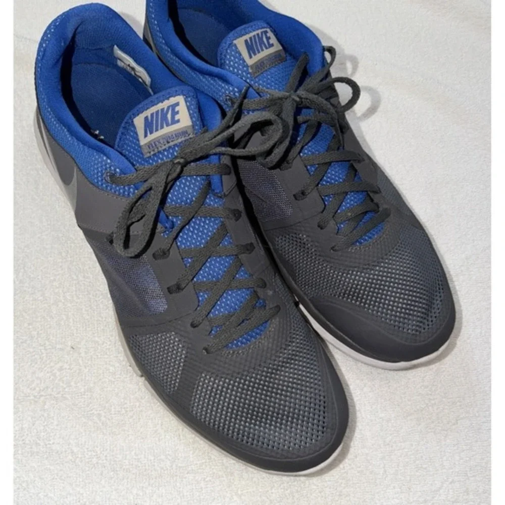 Size 15 - Nike Flex 2014 Run Mens Midnight Navy Silver‎          1733